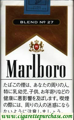 Marlboro BLEND NO.27 cigarettes soft box